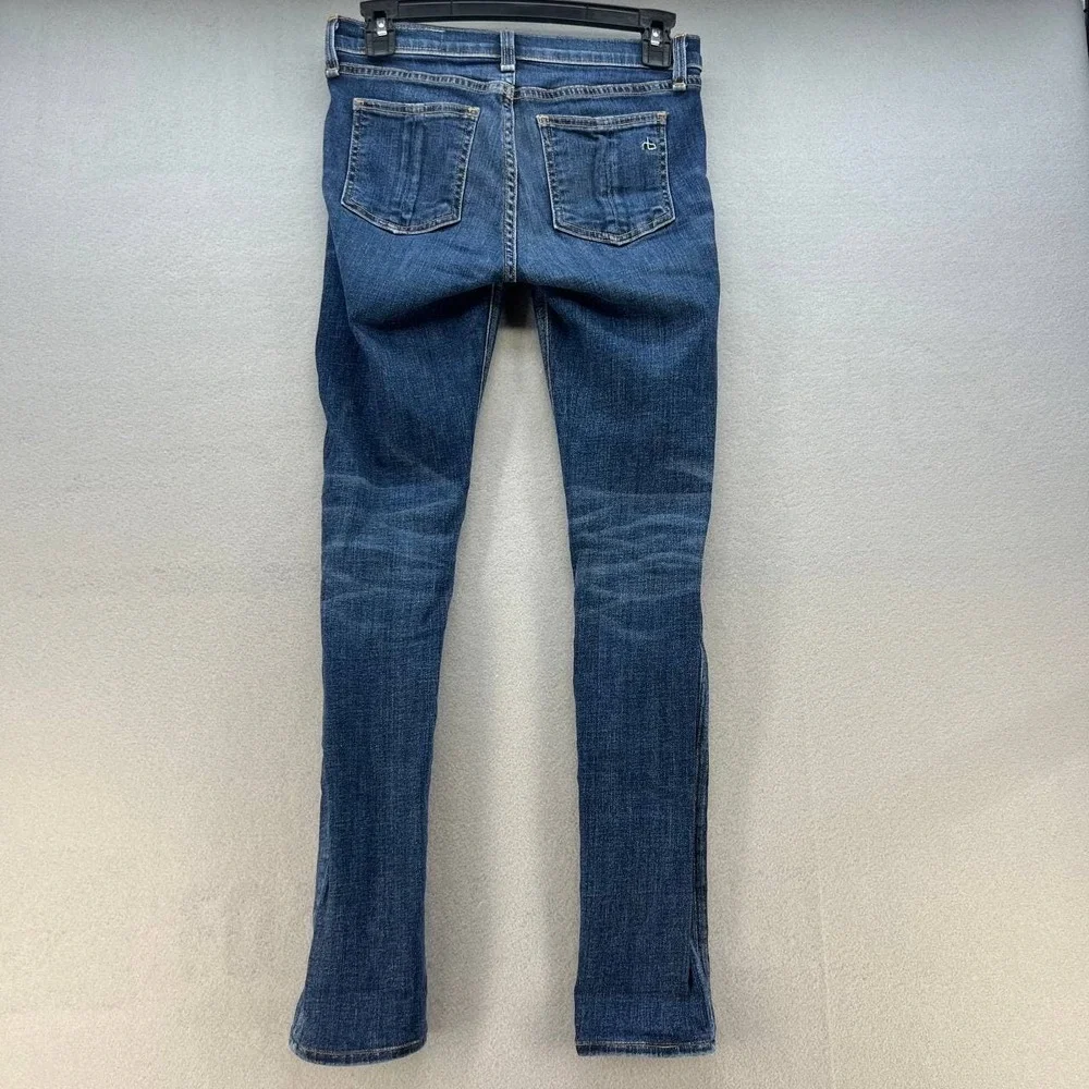 rag & bone Women's Skinny Jeans Size 25 (2) Medium Denim Wash - Picture 8 of 14
